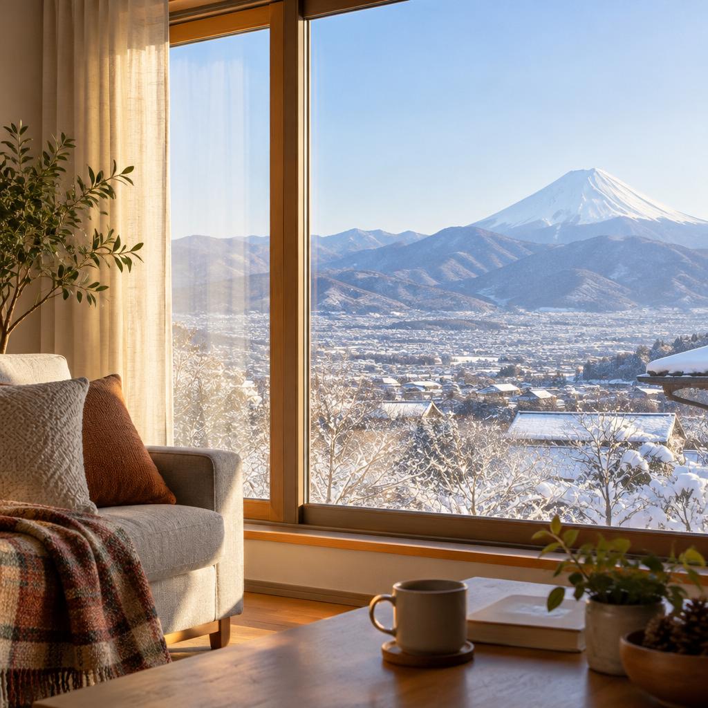 山梨の冬支度は、窓から。冷気を抑えて、ぬくもりが続く住まいへ。